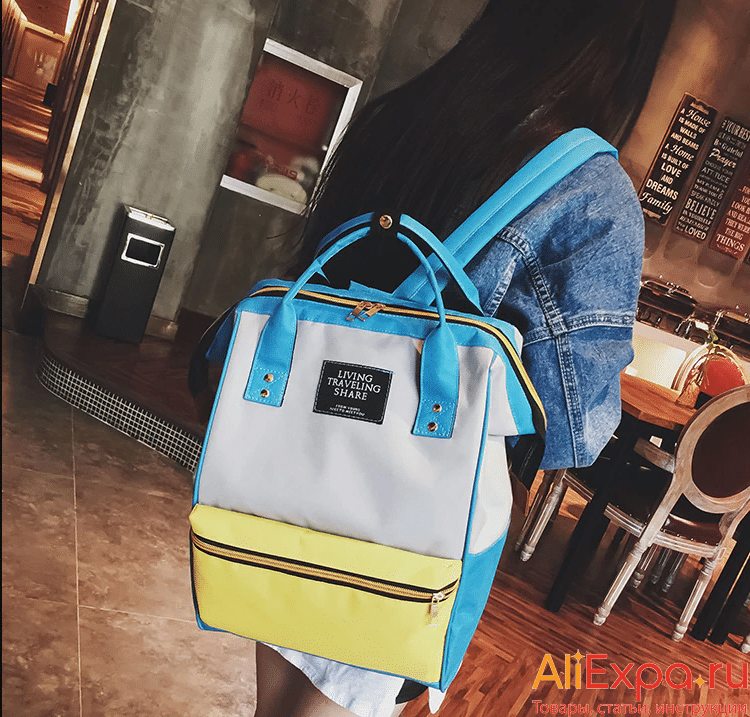 Яркий вместительный женский рюкзак SUQI купить на Алиэкспресс